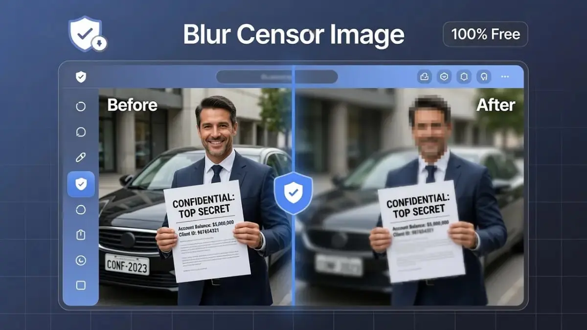 Blur Censor Image – 100% Free Online Blur Tool Blur Censor Image tool used to blur faces, license plates, and sensitive information online for privacy protection