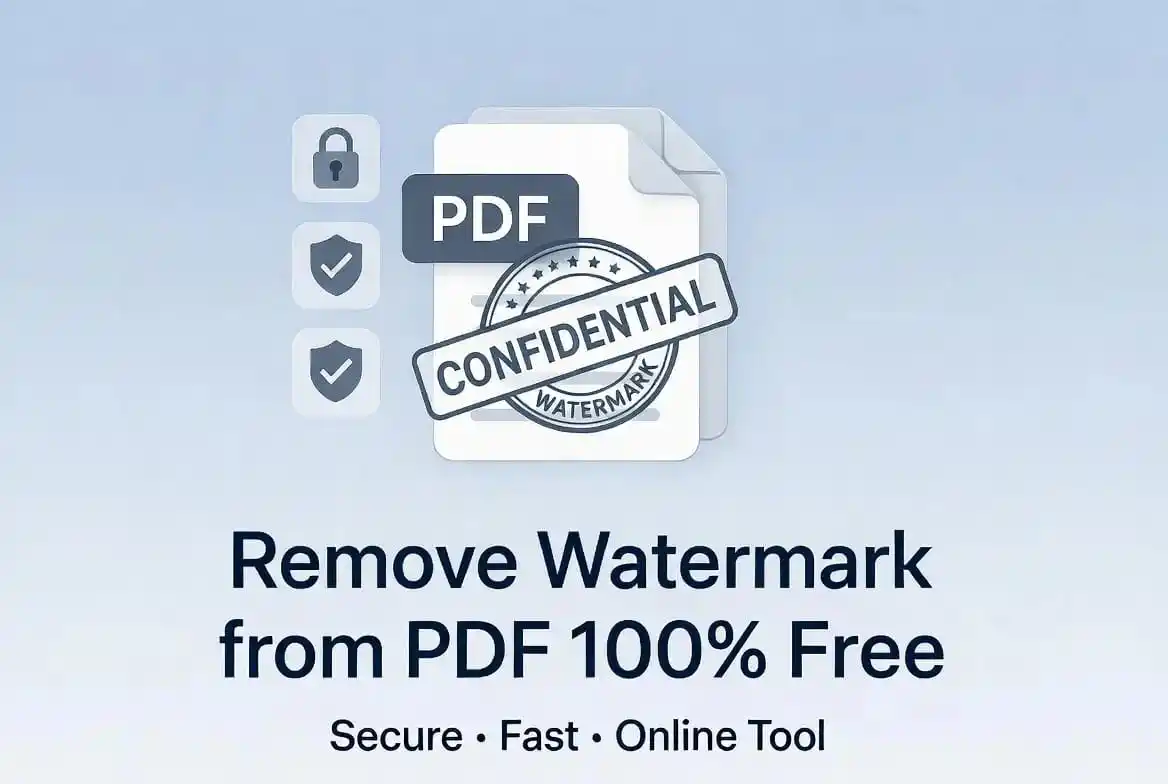 Remove Watermark – 100% Free PDF Online Tool 1 Remove Watermark showing online PDF tool dashboard for deleting watermarks from documents instantly